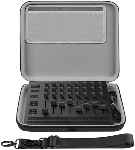 Geekria Funda rígida de viaje compatible con Novation Launch Cont...