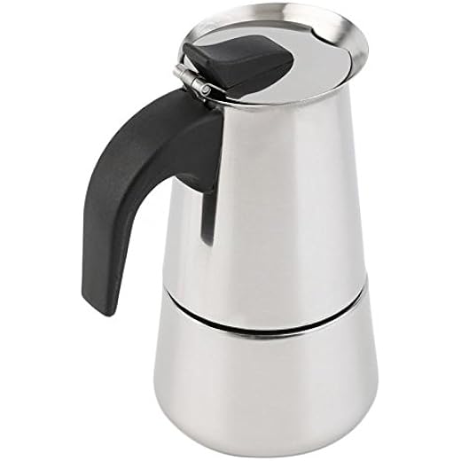 SECRET DESIRE 9 Cups Stainless Steel Moka Espresso Coffee Ma