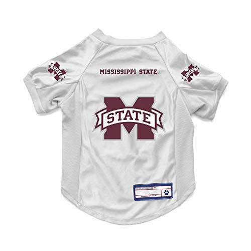 Littlearth NCAA Mississippi State Bulldogs Stretch Pet Jersey, X-Large