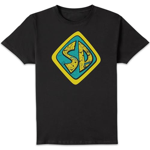 Scooby Doo Emblem Men's T-Shirt - Black 4XL