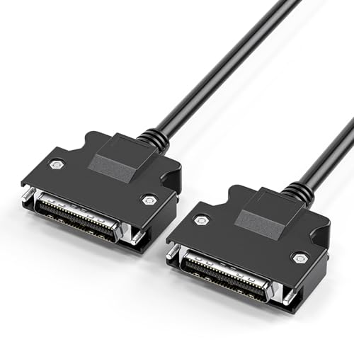 QMQJIA SCSI Connection Cable 28AWG CN20P CN26P CN36P CN50P for Industrial Devices Tape Machne and Scanners 50-500CM