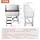 VEVOR Professionelle Hundepflegewanne 965,2mm Edelstahl Tierbadewanne Hundewaschstation max.100kg Hunden Pflege Dusche Hundewaschanlage Haustierpflegewanne Hundedusche Waschwanne