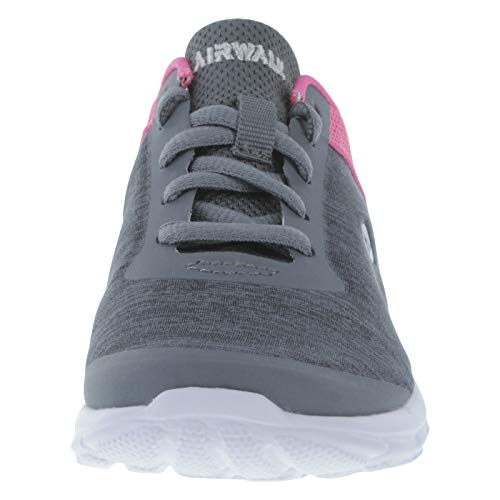 Airwalk Grey Jersey Pink Girls' Performance Gusto Cross Trainer 5 Medium #TOP3
