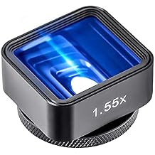 1.55X Anamorphic Lens for iPhone 12 Pro Max Phone Movie Lens Shot by FilmicPro Smartphone Filmmaking Cinematic Deformation Lens