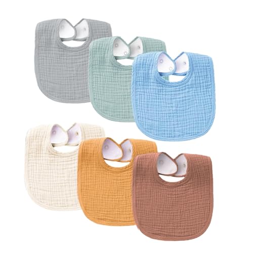 SLOSH Baberos Bebe Recien Nacido Algodón Bebé Niña Niño (Amarillo)