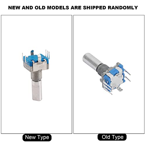 10Pcs 5 Pin Rotary Encoder+Washers+Nuts Dc 5V Ec11 Rotary Encoder Coding Switch Digital Potentiometer With Switch #TOP5