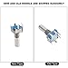 Vomeko 10 PCS 360° Rotary Encoder Switch 5 Pin Digital Potentiometer with Push Button (20mm D Shaft 30 000+ Cycles) for Industrial & Electronics