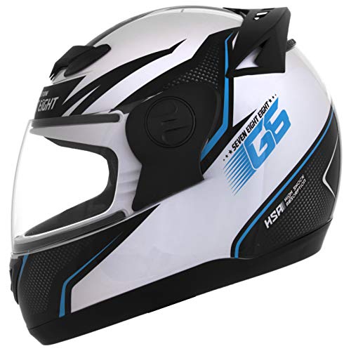 Pro Tork Capacete Evolution G6 Factory Edition 58 multicor (Branco/Azul Claro/Preto)