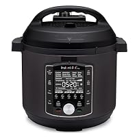 Instant Pot Pro 10-in-1-Elektro-Multikocher 1200 W, 7,6 L – Schnellkochtopf, Schongarer, Reiskocher, Dampfgarer,Sautierpfanne, Sterilisator, Joghurtbereiter, Sous Vide Gerät – Schwarzer Edelstahl – Ansicht 1