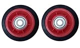 2x Laufrolle, Walze für Trockner, Trommel kompatibel mit AEG Electrolux 8077877028, 8077877036, 1364025005