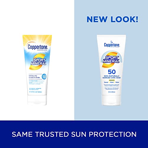Coppertone 4814507900 Sport Sunscreen Lotion Spf 50, Zinc Oxide Mineral Sunscreen, Water Resistant Body Sunscreen Spf 50 thumb #3