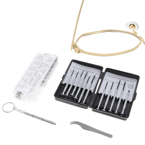 Kit reparación de gafas portátil y fácil de transportar para el mantenimiento en el hogar