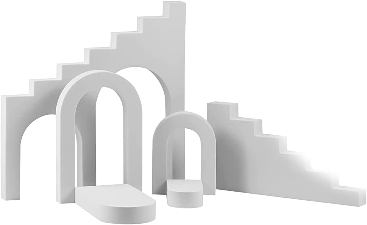 ZORBES® Product Photography Props, Photography Product Display Stand Props for Product Photography, 6pcs EVA Ladder Combination Jewellery Photography Props for Lipstick, Jewelry, Makeups