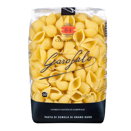Garofalo Conchiglie, Italian Dried Pasta Shells, 500g (Pack of 1)