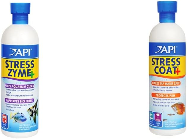 API Freshwater and Saltwater Aquarium Water Conditioners Bundle, 473 ml