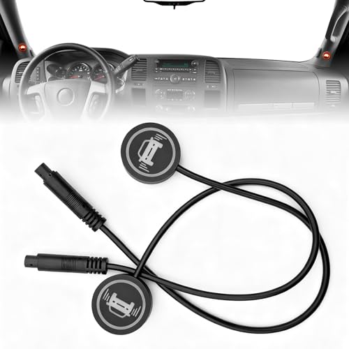 MACHSWON Car Blind Spot Radar Detection System Warning Light, A Pair Of 5V Vehicle Blind Spot Monitoring Parallel Auxiliary Lane Change Warning System In-Car Indicator Lights, Microwave Sensor