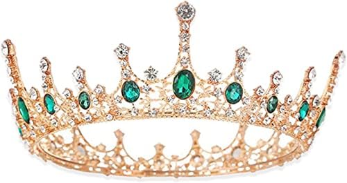 Kristall Königin Tiara - Rosa Diadem Für Hochzeit & Festliche Anlässe