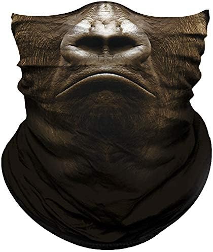 Obacle Face Mask for Sun UV Dust Wind Protection Animal Seamless Bandana Face Mask for Men Women Festival Fishing Hunting Motorcycle Riding Workout Outdoor Running Tube Mask Neck Gaiter Headwear