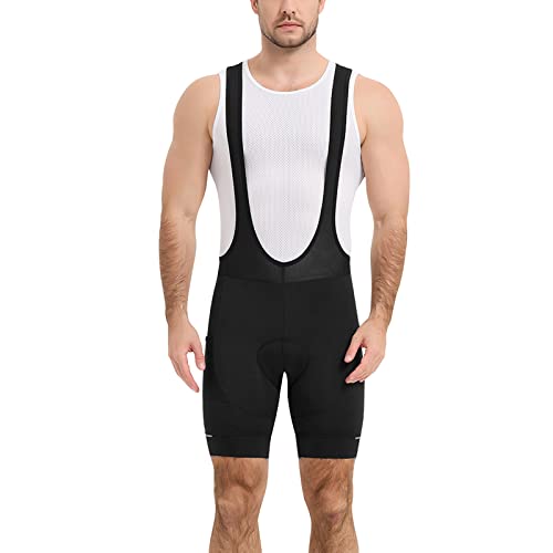 Image of Santic Cycling Bib Shorts Bib Pants Bike Shorts Men Cycle Pants Cycling Pants Men's Summer Bicycle 3D Sponge Padded
