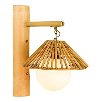 Amazon.co.jp : 千飾 ブラケットライト 木 レトロ ウォール