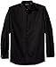 Axist Men's Solid Polished Twill Long Sleeve Woven Shirt