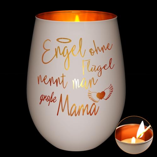 Livole Engel Mama Windlicht mit Gravur