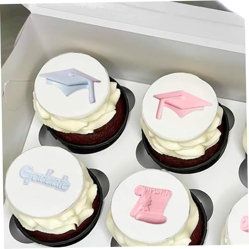 Molde de chocolate de graduación con silicona de alta definición para repostería 7