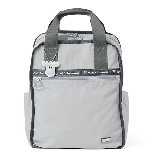 [モズ] 【メーカー公式】 バックパック リュックサック デイパック おしゃれ 北欧デザイン かわいい 鞄 軽撥 VASKA by ヴェスカ バイ ヘラジカ べスカ mos もず VZNS-03 (グレー)