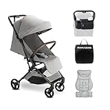 MAMAZING Ultra Air Lightweight Baby Travel Stroller with Carbon Fiber Frame, Compact & Airplane-Friendly, One-Handed Fold, 11.6 lbs, Perfect for Toddlers, Organizer & Cushion Included, Grey