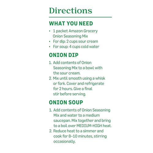 Amazon Grocery, Onion Soup & Dip Seasoning Mix, 1 Oz - Thumbnail 5