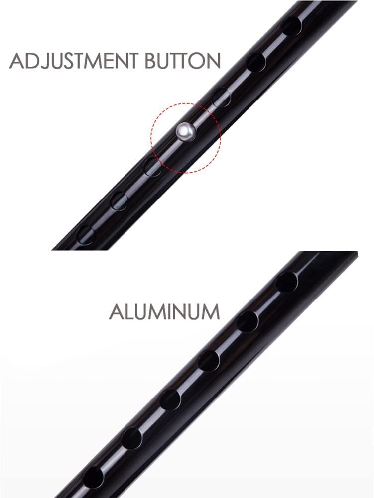 LIOONS Muletas de antebrazo, Bastones Ajustables en Altura, muletas para Axilas para Adultos, Bastones Aptos para muletas médicas de 55-75 Pulgadas de Alto