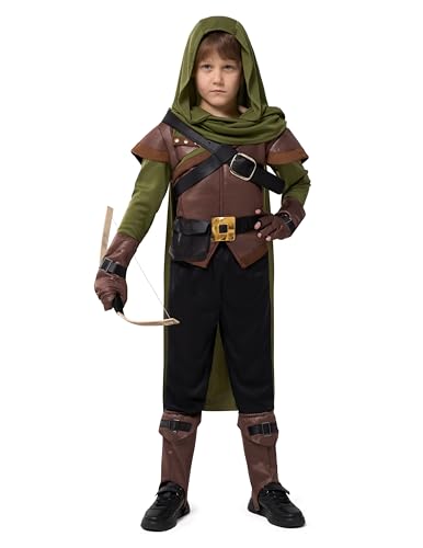 Spooktacular Creations Robin Hood Disfraz infantil (pequeño (5-7 años))