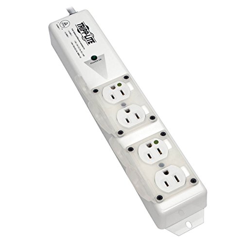 Tripp Lite Medical-Grade Power Strip, 4 15A Hospital-Grade Outlets, 15 ft. Cord, UL 60601-1 (PS-415-HGULTRA)