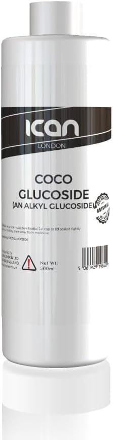 Ican London Coco Glucoside Surfactant Cosmetic Ingredient, 500ml