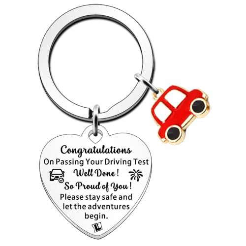 FMCC Passed Driving Test Gifts- New Driver Gifts Congratulations On Passing Your Driving Test Drive Safe Gifts for Just Passed Driving Test Learner Driver Gifts 17th Birthday Keyring