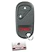KeylessOption Keyless Entry Remote Control Car Key Fob Replacement for NHVWB1U521, NHVWB1U523