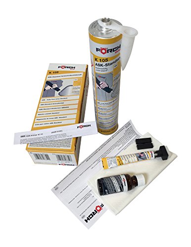 Förch Scheibenkleber K105 ECO Komplett Set 310ml Kartusche für KFZ, SUV, Kleintransporter Ultimate