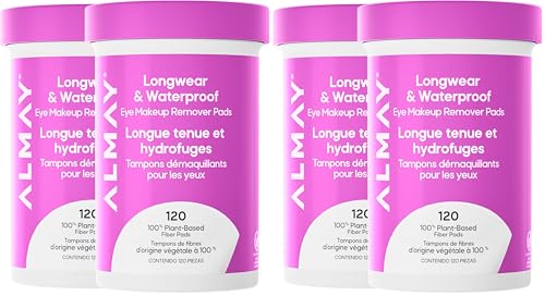 Image of Almay Longwear & Waterproof Eye Makeup Remover Pads (Pack of 4)
