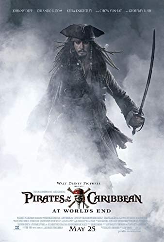 PIRATES OF THE CARIBBEAN AT WORLDS END 2 MOVIE POSTER 2 Sided ORIGINAL 27x40 image 2