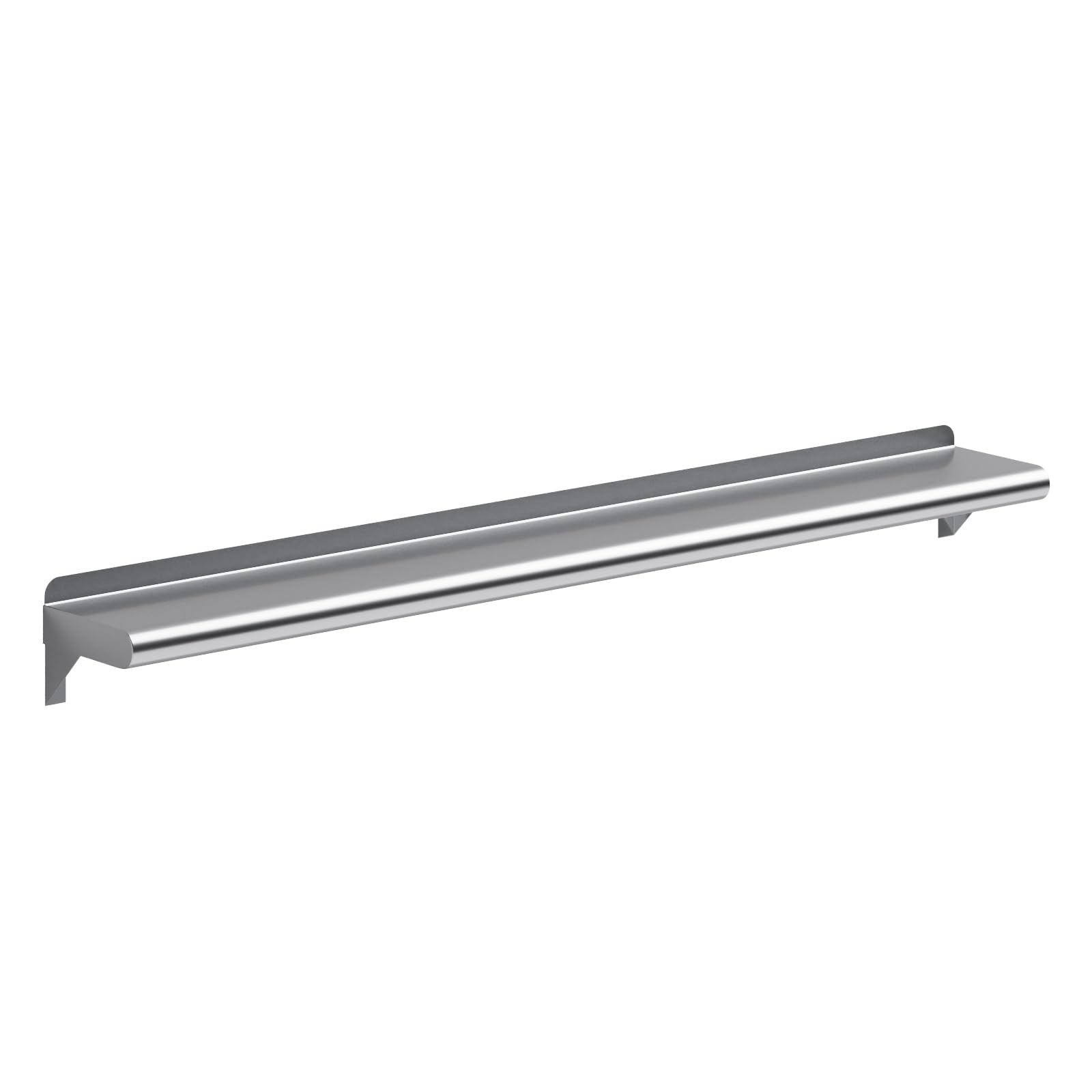 AmGood 48" Long X 6" Deep Stainless Steel Wall Shelf | NSF Certified | Appliance & Equipment Metal Shelving | Kitchen, Restaurant, Garage, Laundry,