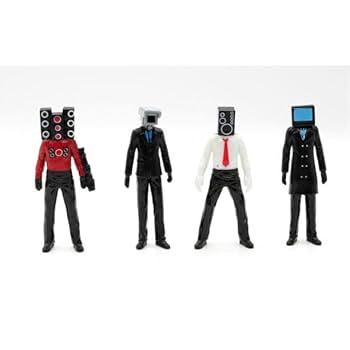 スキビディトイレ フィギュア 4種類セット 人形 Skibidi To f0A5 Amazon.co.jp: スキビディ トイレ Skibidi おもちゃ 箱付き