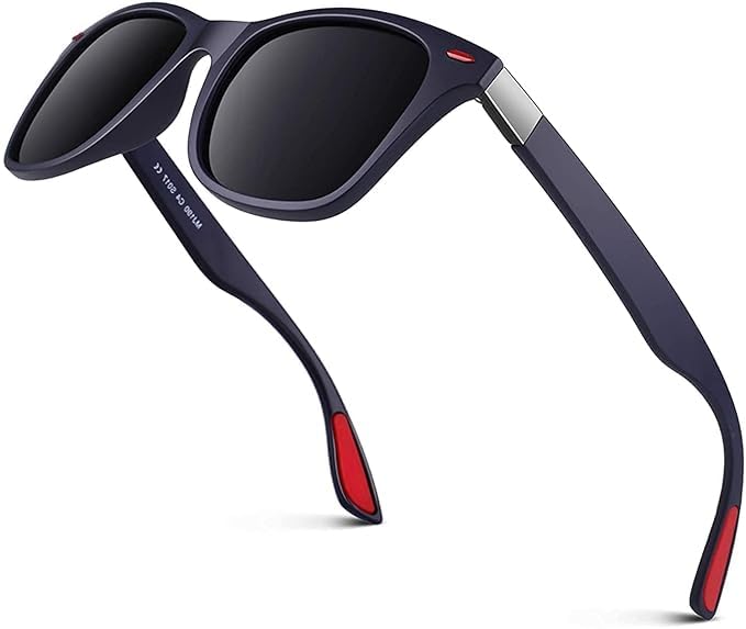 Polarized Full Rim Square Branded Stylish Sunglasses For Men & Women | 100% UV Protection Shades | Cricket Sports Cycling Driving | Medium | Highlands-image-19