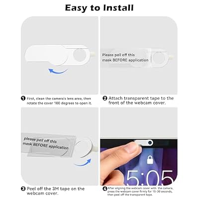 CloudValley [2-Pack Upgrade Rotating] Laptop Camera Cover Slide, 0.015 Inch Ultra-Thin Metal Web Camera Cover for Laptop Computer, MacBook Pro/Air, iMac, PC, Protect Your Privacy (Silver)