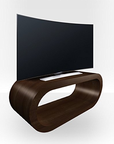 Tv Stand Extra Large Hoop - Walnut Gloss