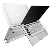 MS factory MacBook Pro 13 Retina 用 ケース カバー ＋ 日本語 キーボードカバー マックブックプロ 13インチ レティナ ハードケース Pro13 Late 2012 ～ Early 2015 A1425 A1502 全12色 マット加工 クリアホワイト 半透明 RMC series RMC-SETR13MCL