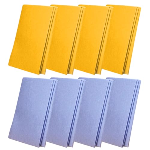 Gamuza súper absorbente, 8 unidades, lavable a máquina y antiarañazos, versátil tejido de limpieza para coches, baños, animales y uso doméstico, duradero y reutilizable