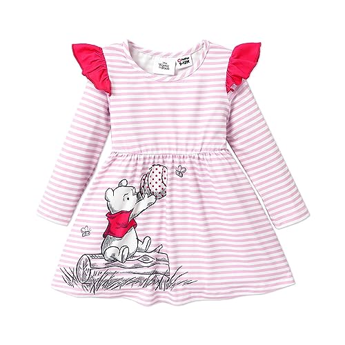 Image of Disney Stitch Minnie Mouse Princess Frozen Girls Tie Back Dress Tween Kids Off Shoulder/Short Sleeve Smocked Outfit 2-13Years