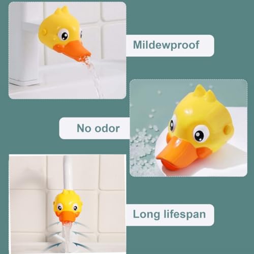 Zwenjuan Wasserhahn Erweiterung für Kinder,Kinder Wasserhahn Extender,Kinder Tap Extender,Wasserhahn Extender Cartoon,für Kind Handwäsche,Wasserdüse Extender,Küche,Bad
