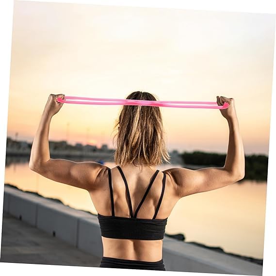 Fitness Scout Silicone Yoga Band Multifunctional Portable Figure 8-Shaped Silicone Elastic Pull Rope Fitness Yoga Resistance Band Pack of 1 (Pink) (B0D1JXC86Z) Amazon Price History, Amazon Price Tracker