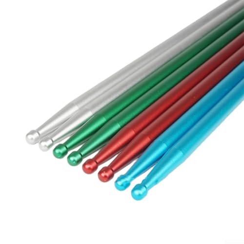 Baquetas de Aleación de Aluminio 5A color Rojo miniatura 3